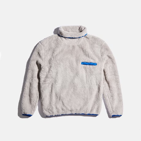 SEXHIPPIES LONGPILE TURTLENECK FLEECE SILVER