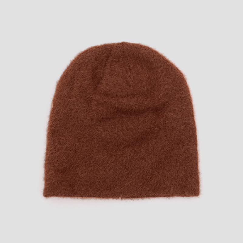 passion mohair beanie brown ビーニー PASSION TARGET PRACTICE FOHAIR BEANIE BROWN | LAUG