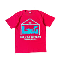 LAUG HOME LOGO TEE RED