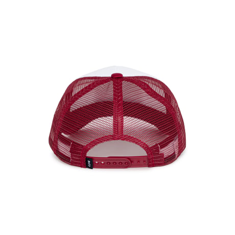 BOTT THE HANDS MESH-BACK TRUCKER CAP RED