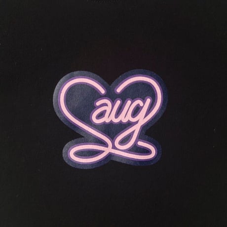 LAUG LOVE LAUG BABY TEE BLACK