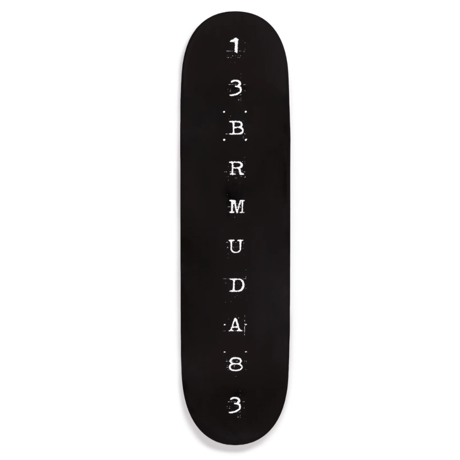 BERNUDA CLASSIC DECK BLACK 8.25