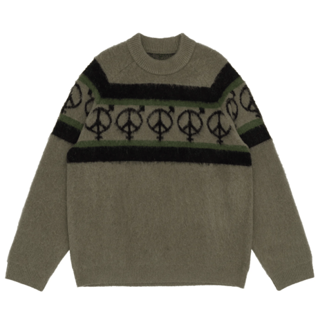 トップス SEXHIPPIES STRIPED MOCK NECK L/S TEE Striped Mock Neck【BLACK/ORANGE】 - DOMICILE TOKYO ONLINE SHOP