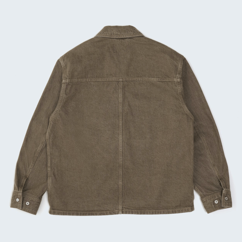 PWA DENIM ZIP-UP JKT KHAKI | LAUG