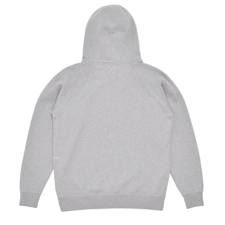 POP TRADING COMPANY POP COLLEGE P HOODED SWEAT HEATHER GREY