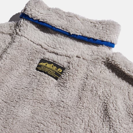 SEXHIPPIES LONGPILE TURTLENECK FLEECE SILVER