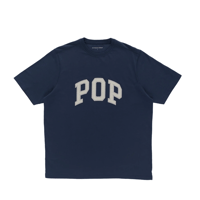 POP TRADING COMPANY ARCH T-SHIRT NAVY