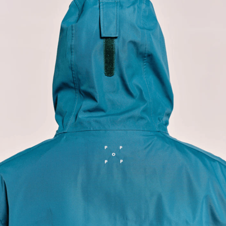 POP TRADING COMPANY BIG POCKET HOODED JACKET BAYBERRY