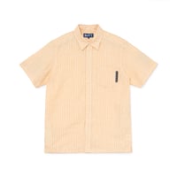 BOTT STRIPED S/S SHIRT CREAM