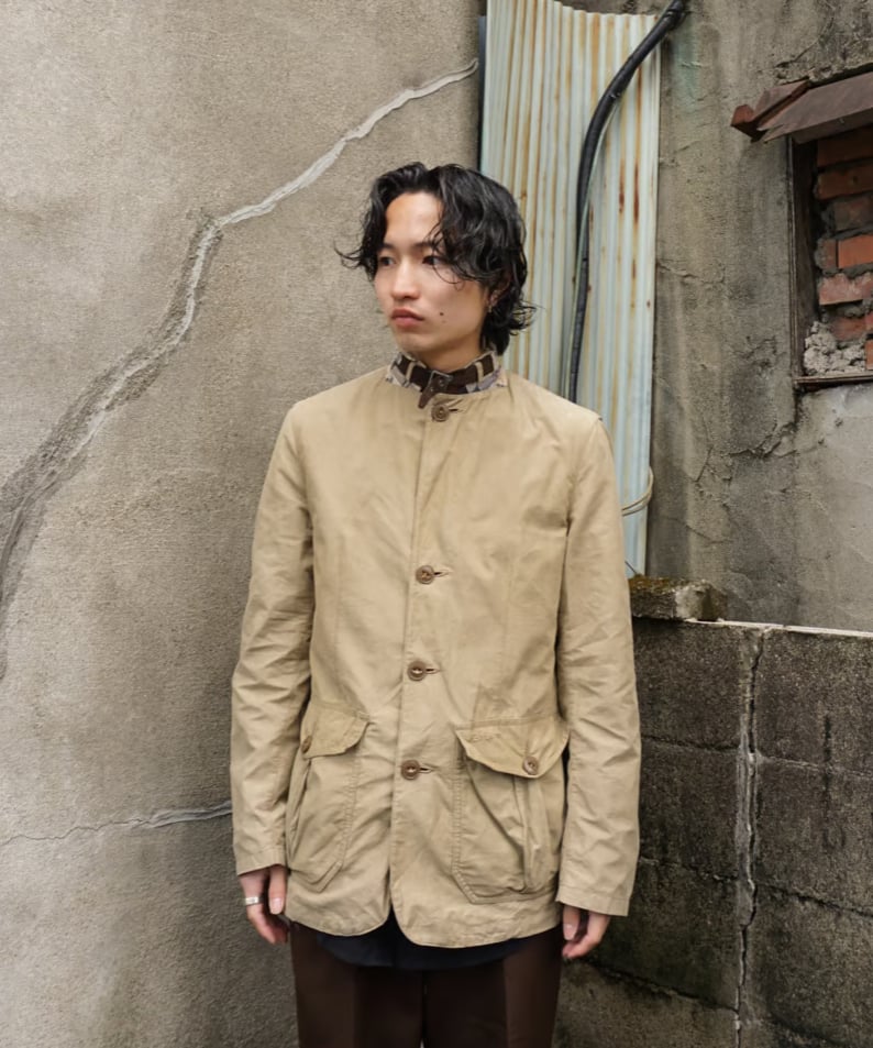 himeji】“Barbour” 00's Dress tartan hunting jac