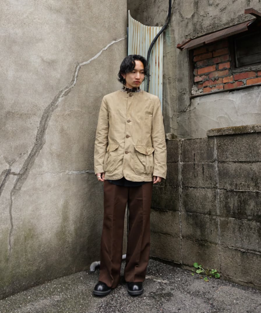 himeji】“Barbour” 00's Dress tartan hunting jac