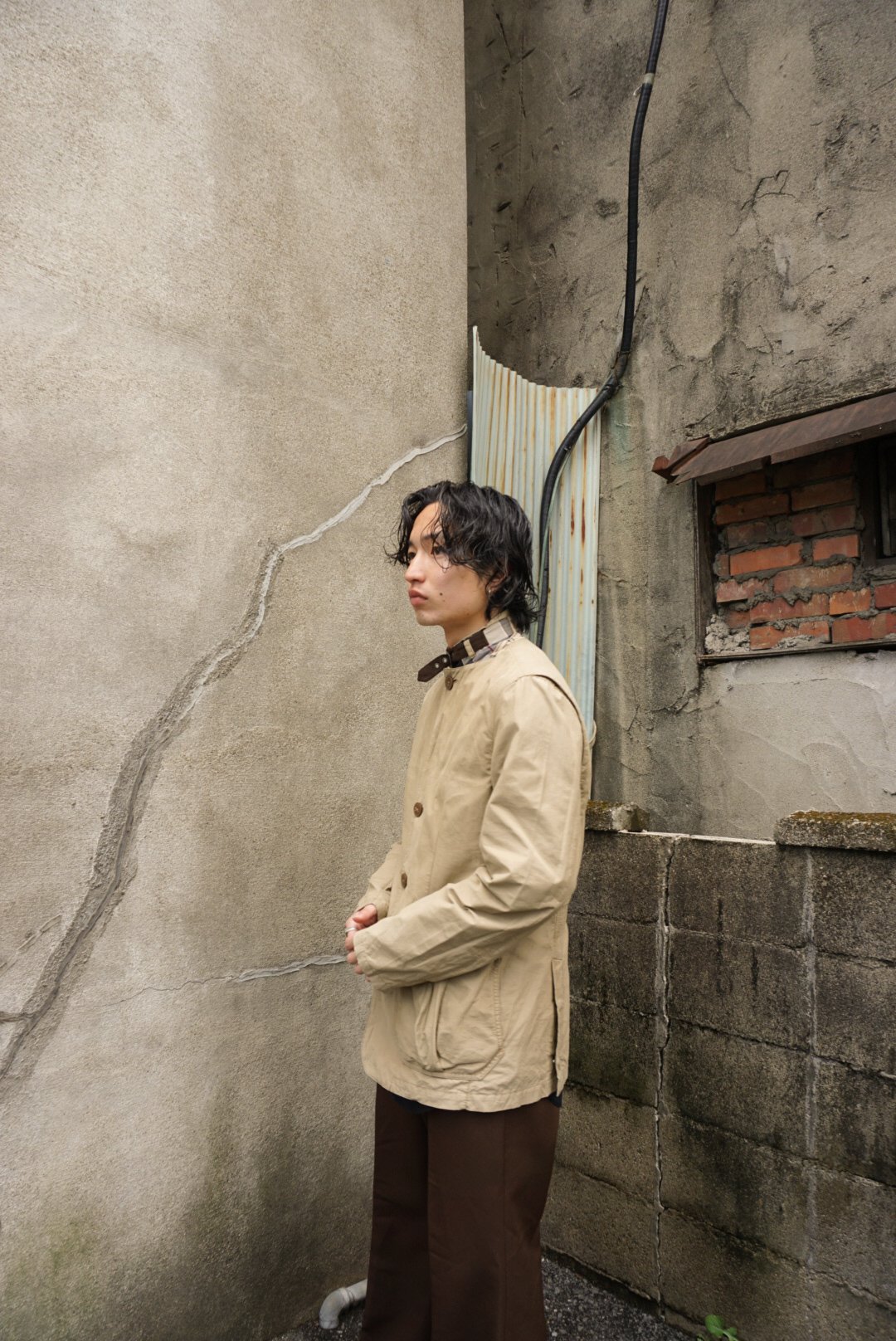 himeji】“Barbour” 00's Dress tartan hunting jac