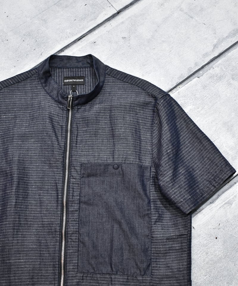 kyoto】''EMPORIO ARMANI'' double zip short slee