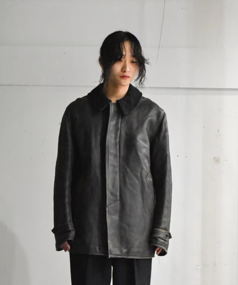 kyoto】vintage ''Corbusier'' leather jacket | S