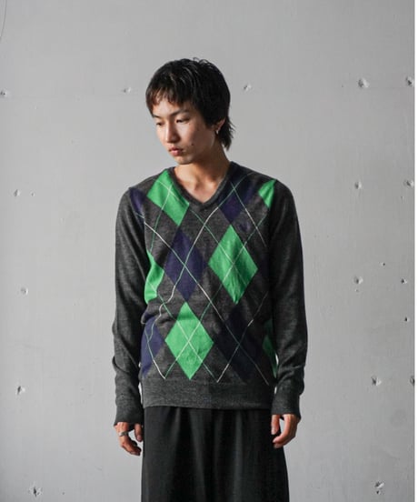 ヴィンテージ Courreges ブルーステッチ コットンポロシャツ ヴィンテージ Courreges ブルーステッチ コットンポロシャツ
