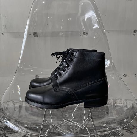 【Himeji 】"DEAD STOCK" Italy army vintage raceup boots  (size 42)
