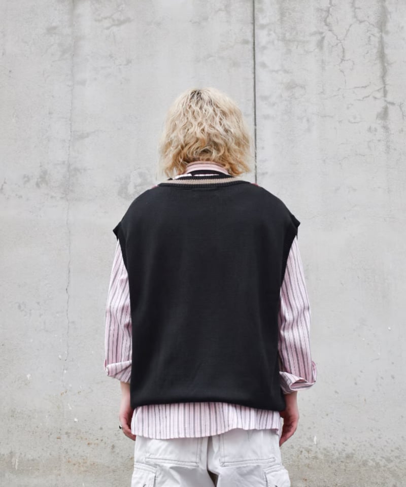 kyoto】tilden knitted vest (ky46) | SHIRO VINTAGE