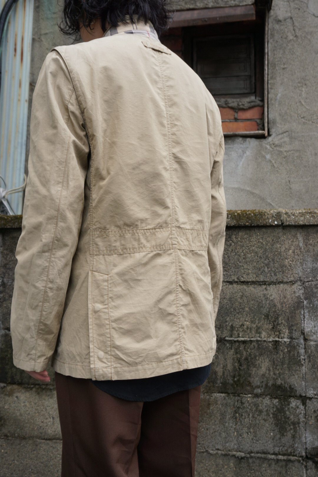 himeji】“Barbour” 00's Dress tartan hunting jac