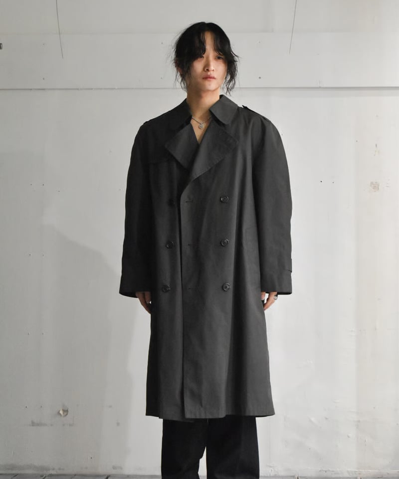 kyoto】''Christian Dior'' trench coat dark-gray