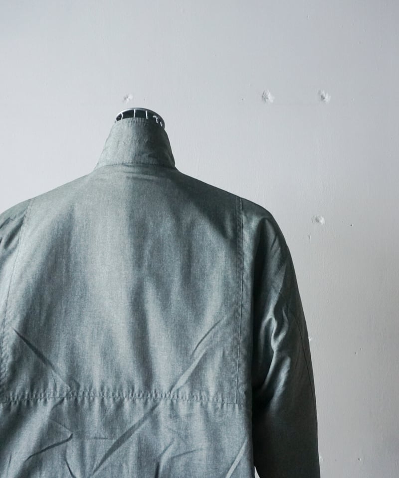 himeji】“CREALY”stand collar nylon blouson jack