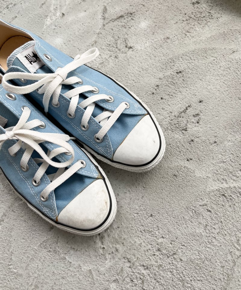 kobe】1990s vintage converse sky blue | SHIRO V