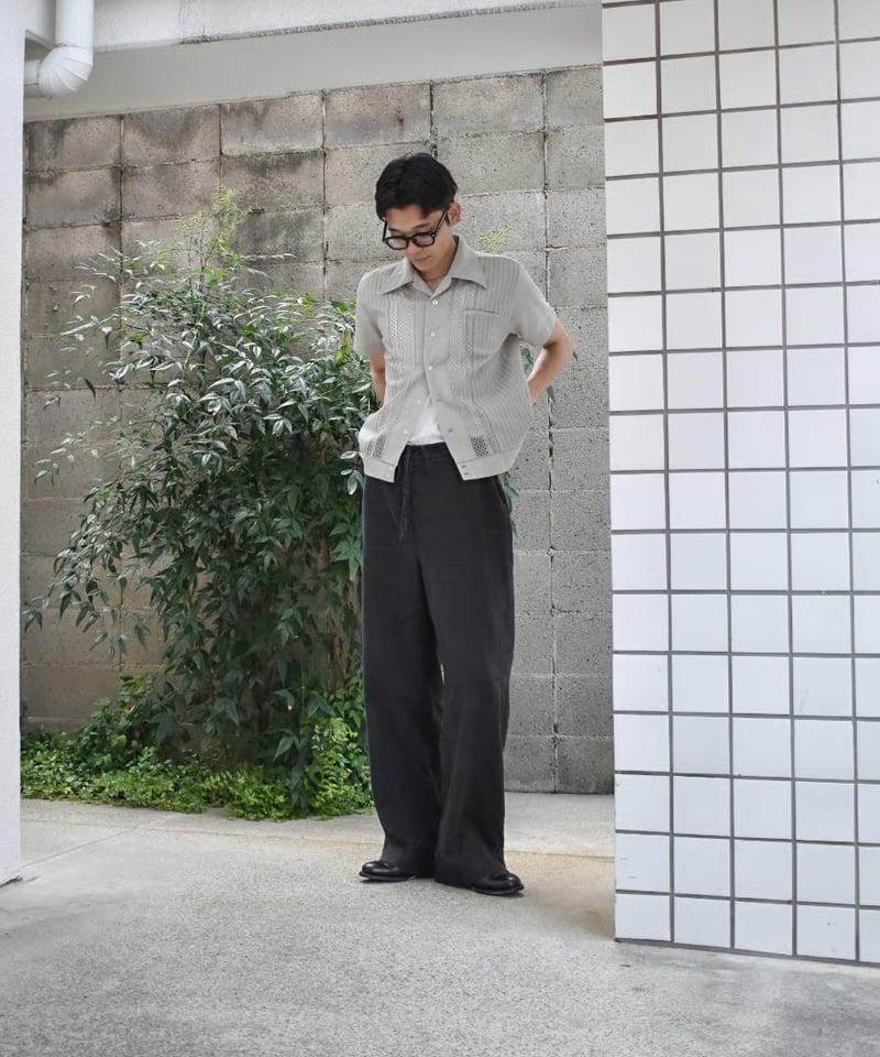 kyoto】wide linen easy pants（ky130） | SHIRO VIN