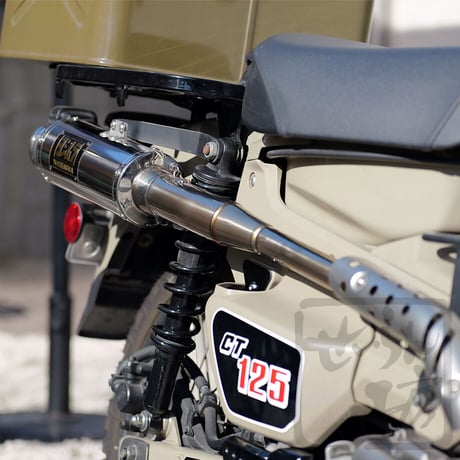 ハンターカブ CT125  マフラーステー取付穴隠し用 三角カーボンプレートCFRP（JA55 JA65）せいらん工房