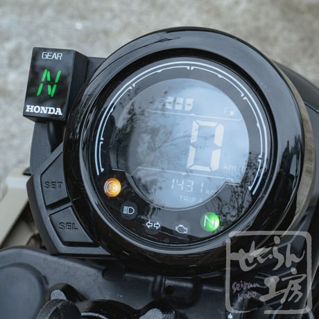 せいらん工房 ハンターカブ CT125 ( JA65 JA55 )用 メーターホルダー FOR シフトポジションインジケーター