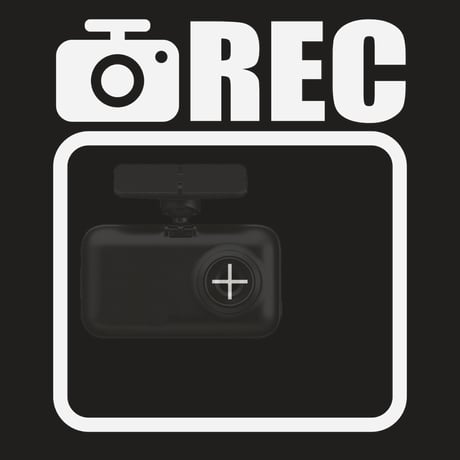 せいらん工房 リア 用 ドライブレコーダー カッティング ステッカー 【 シンプル デザイン で カメラ を アピール 】 後方 ドラレコ 取付 車両 の 煽り運転 対策 に。