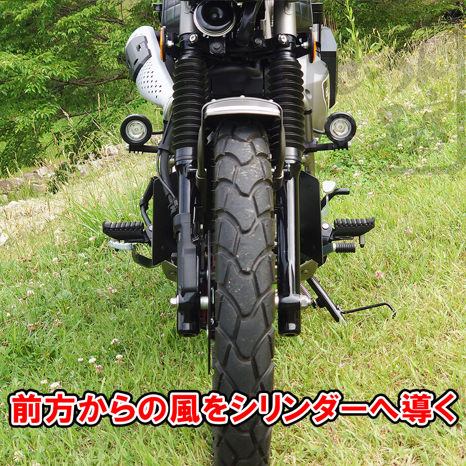 ハンターカブ CT125 カーボンエアガイドパネル 導風板 (JA55 JA65 