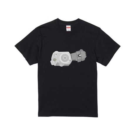 横型エンジンTシャツ スーパーカブなどヨコガタエンジンファンに。せいらん工房