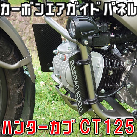 ハンターカブ CT125  カーボンエアガイドパネル  導風板 (JA55 JA65) せいらん工房