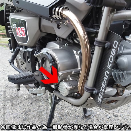 アルミフィンオイルフィルターカバー ハンターカブCT125,クロスカブ110,スーパーカブ110,C125 せいらん工房