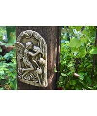 FAIRY & FLOWERS PLAQUE