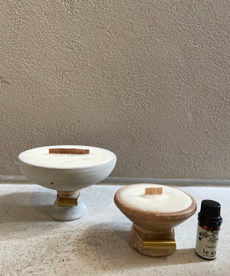 le as Botanical soy candle 香と灯 | permanente ON