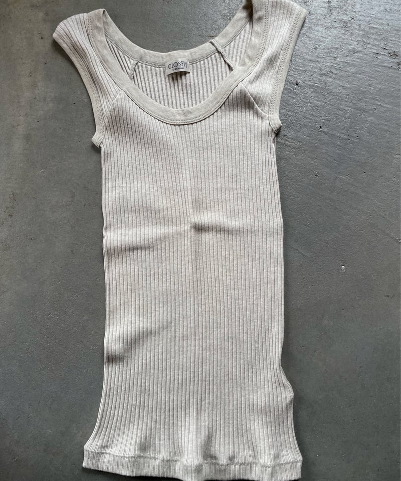 【新品】エパ　epa リブトップス　rib tops CLOSELY RIB TANK TOP | permanente ONLINE SHOP