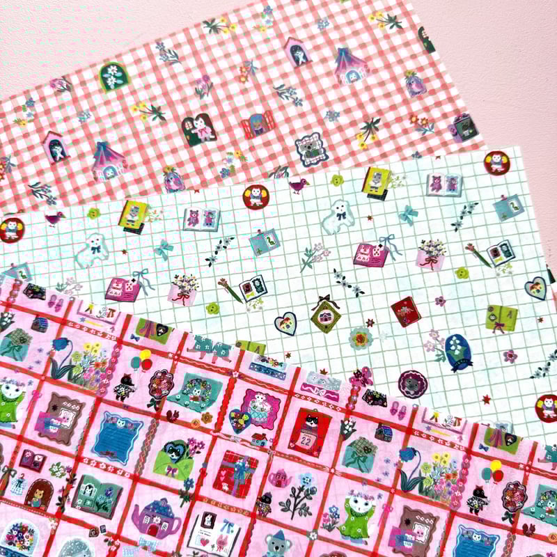 デザインペーパー チェック | yumi kitagishi