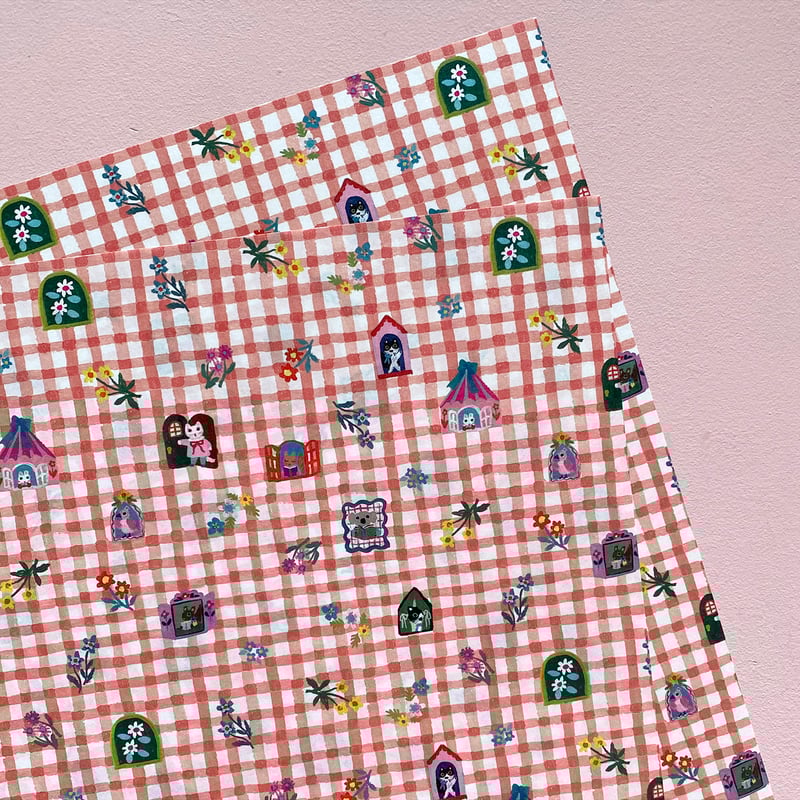 デザインペーパー チェック | yumi kitagishi