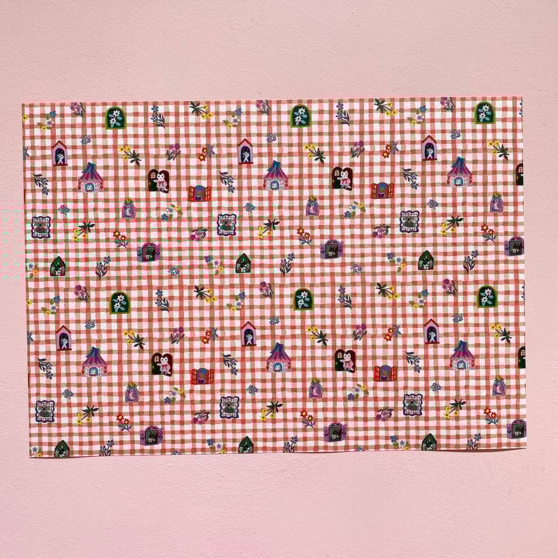 デザインペーパー チェック | yumi kitagishi