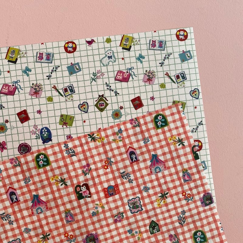 デザインペーパー チェック | yumi kitagishi