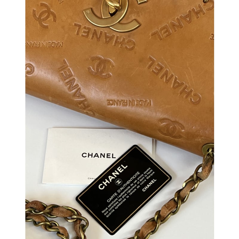CHANEL VINTAGE WESTERN CC LOGO JUMBO MAXI BAG |