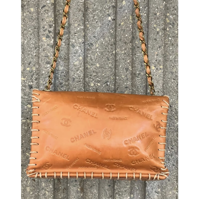 CHANEL VINTAGE WESTERN CC LOGO JUMBO MAXI BAG |