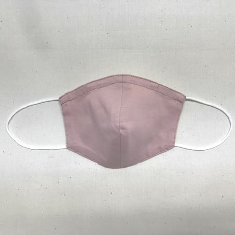 【送料込み】接触冷感のさらり肌ざわりマスク：ノーズワイヤーあり/ピンク（ダスティピンク）