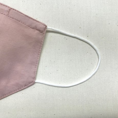 【送料込み】接触冷感のさらり肌ざわりマスク：ノーズワイヤーあり/ピンク（ダスティピンク）