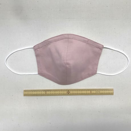 【送料込み】接触冷感のさらり肌ざわりマスク：ノーズワイヤーあり/ピンク（ダスティピンク）