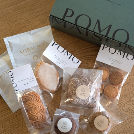 POMO MAISON BOX（M）〜COOKIE GIFT 6PIECE・DRIPCOFFEE 2PACK〜