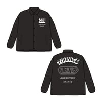 TOONICE菊池寛通りロゴ COACH JACKET ブラック