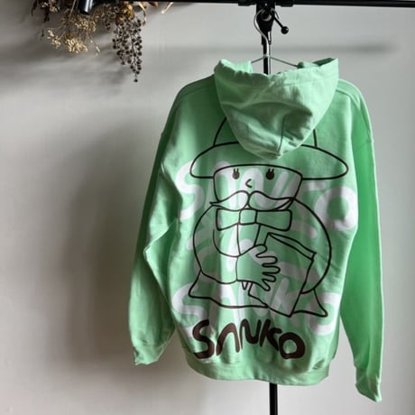 燦庫-SANKO- HOODIE MINT GREEN