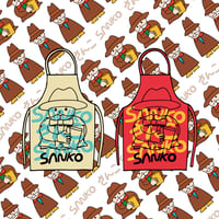 燦庫-SANKO- エプロン NATURAL /RED