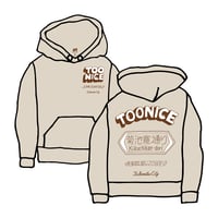 TOONICE菊池寛通りロゴ HOODIE サンド